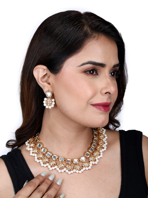 Designer Jwellery Set With Earring. - Image 6